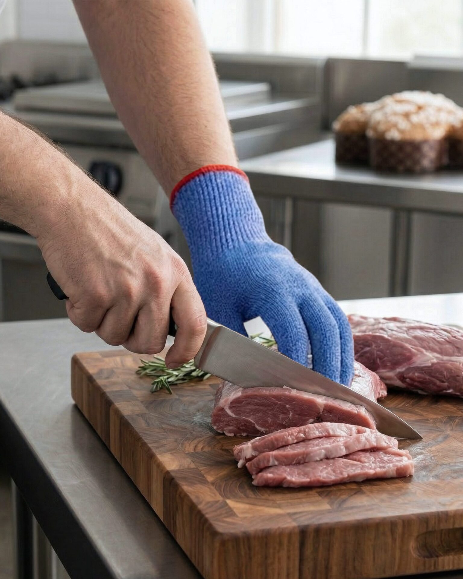 Guantes resistentes a los cortes para la industria alimentaria: seguridad y protección con VAM FOOD CUT FORCE.