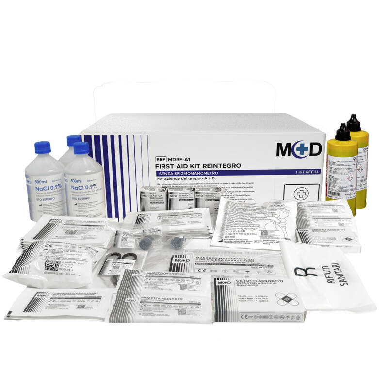 kit di Reintegro per Cassetta di pronto soccorso aziendale Gruppo A+B 